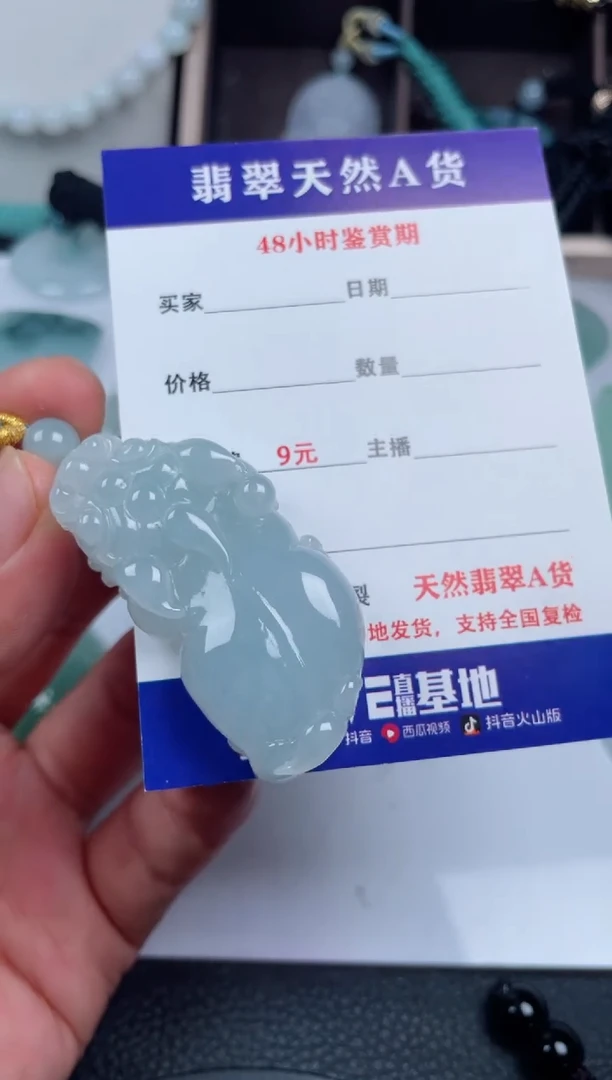 翡翠未镶嵌颈饰
