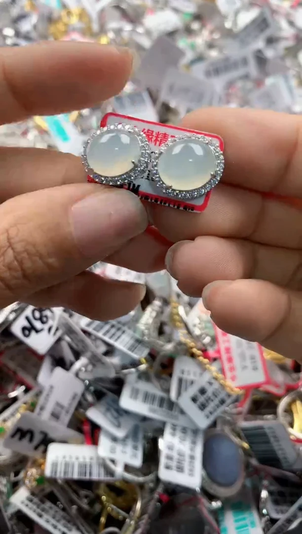 银S925镶嵌戒指翡翠999    4
