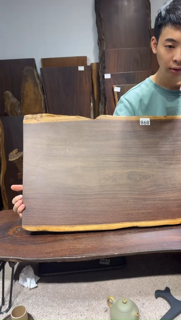 风车木（黑檀木）尺寸125*43*2.3编号898