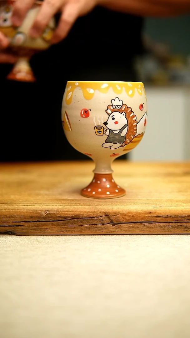 @@陶园瓷舍@@纯手工手绘@高温釉下彩