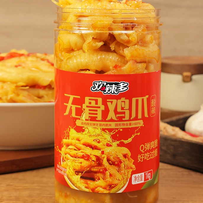 欢辣多【工厂直发】柠檬无骨鸡爪