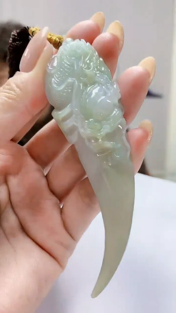 未镶嵌定制翡翠5145MM-毛货挂件49