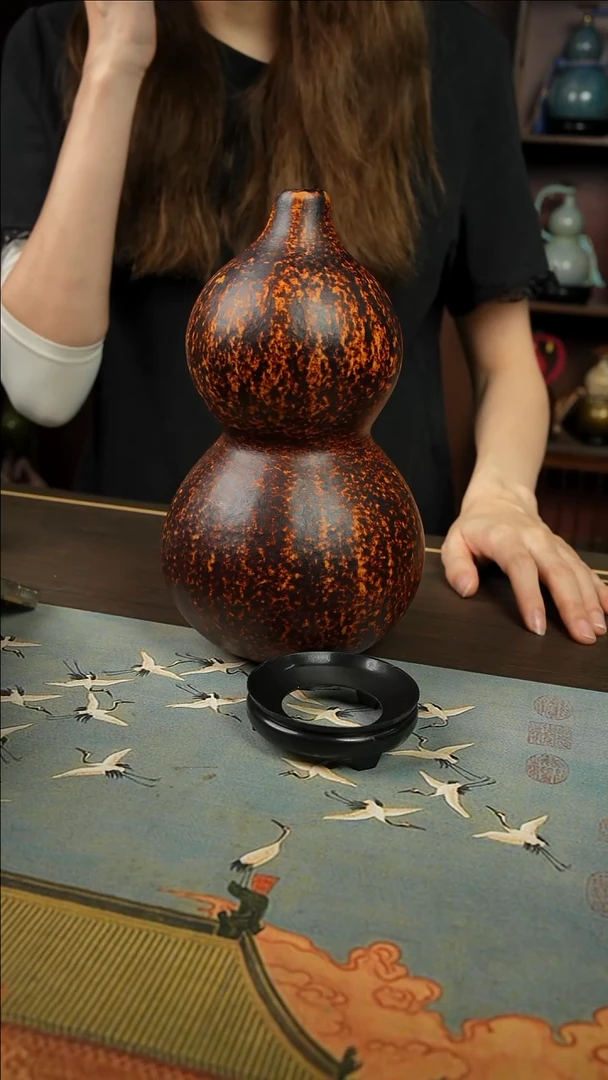 038号1000ml左右非遗大漆酒葫芦