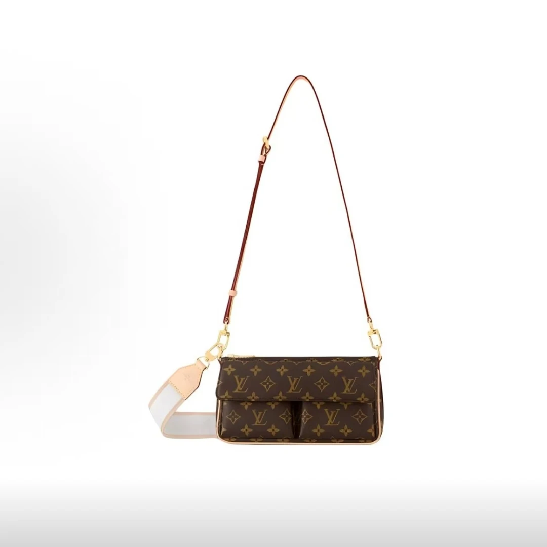 99新 LouisVuitton/路易威登 云朵奢品/LV 骆驼包 斜挎包/98新