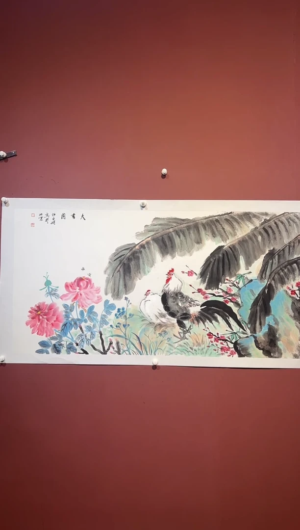 国画师文娟花鸟精品