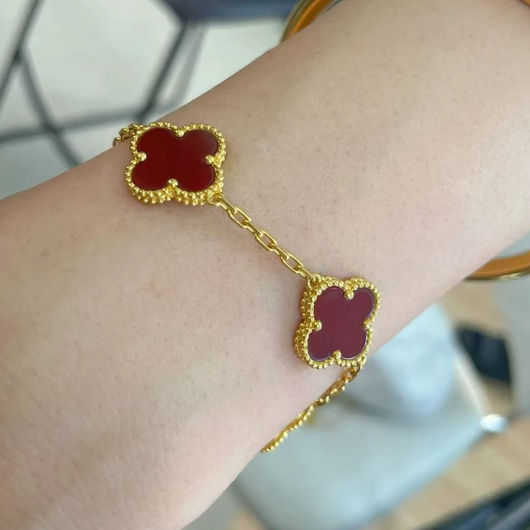 钛钢手链 阮大大推荐草草黑色红色手链高品质不掉色轻奢款式