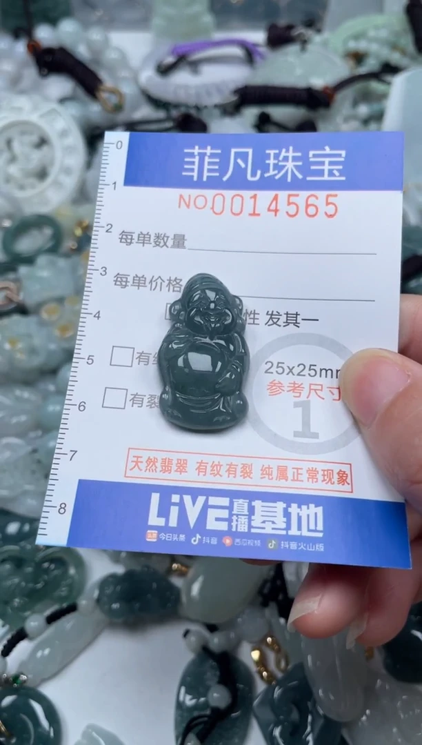 颈饰未镶嵌翡翠14565