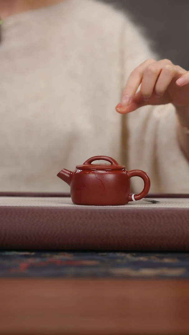 【闪购商品】紫砂茶壶jht朱泥 汉瓦150cc