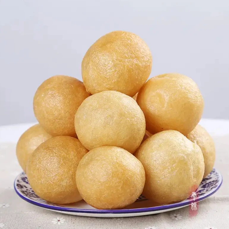 无锡正宗清水油面筋 80g/袋 *5包 素面筋