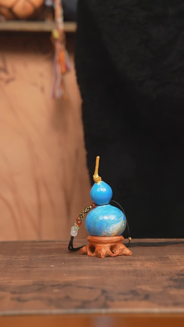 【闪购商品】52号-大漆飘漆小葫芦脖挂