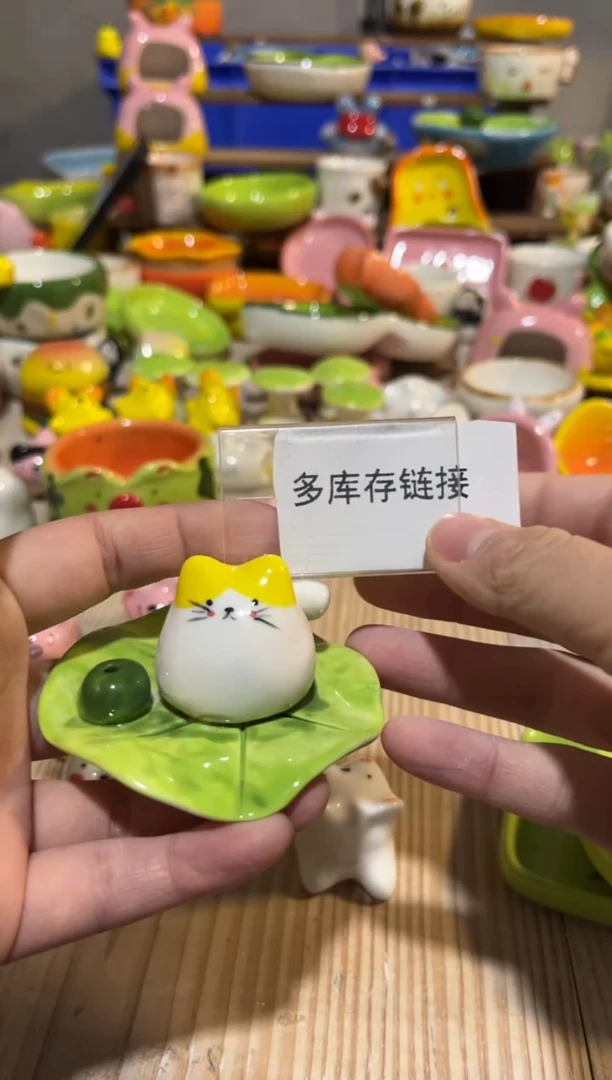 62手绘釉下彩微瑕陶瓷