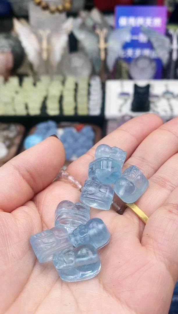 【闪购商品】海蓝宝石裸石未镶嵌49a多样性发其一/1.18/1个
