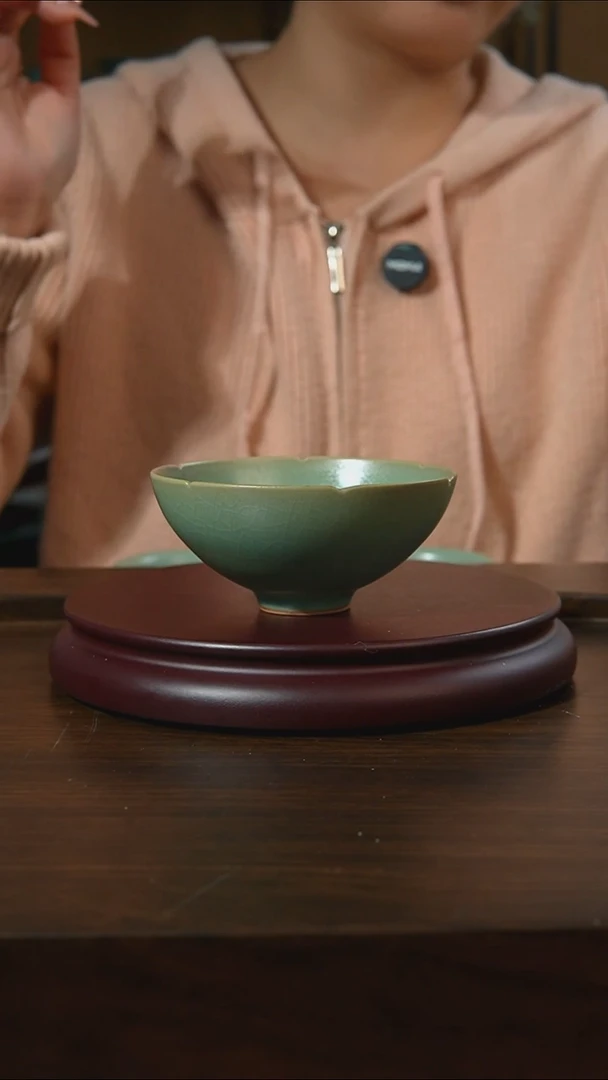 杯子瓷汝州原产地原矿仿古老釉q