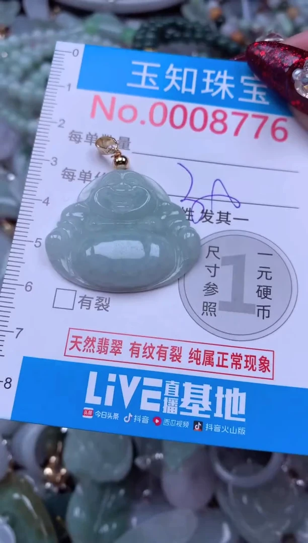 吊坠(不含链)未镶嵌翡翠8776