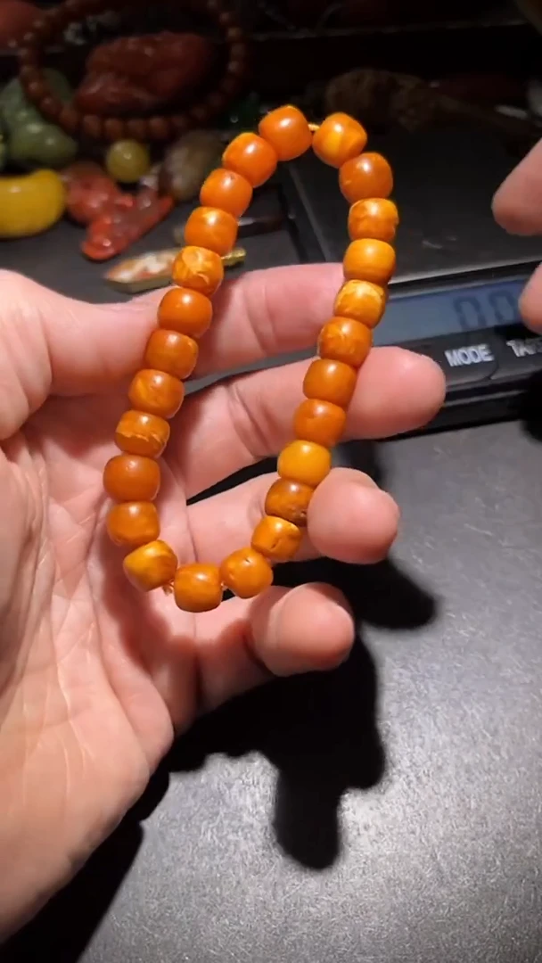 手串蜜蜡未镶嵌pz1227-46