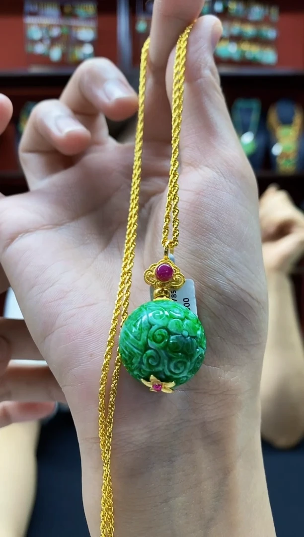 颈饰未镶嵌翡翠翡翠吊坠