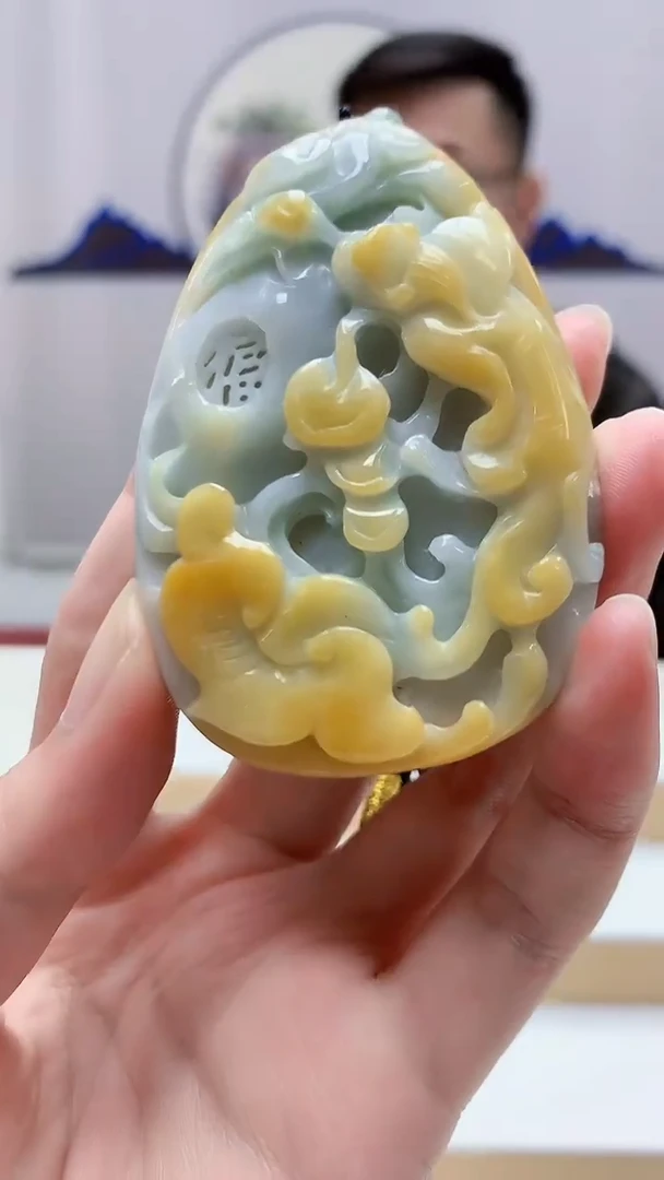 未镶嵌定制翡翠5153zm-毛货挂件21