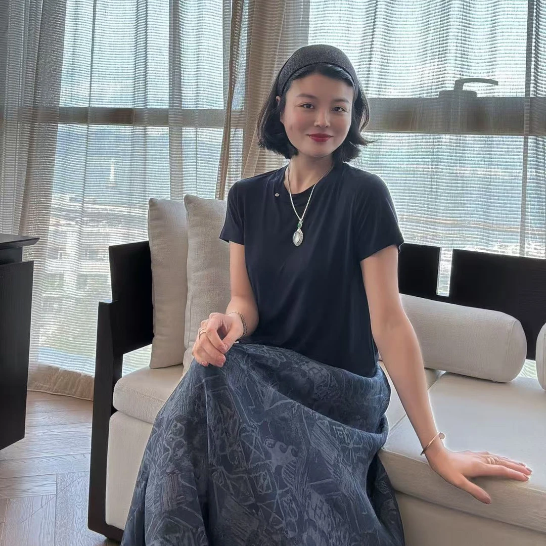 TANTAN  天丝时尚简约百搭T恤1417