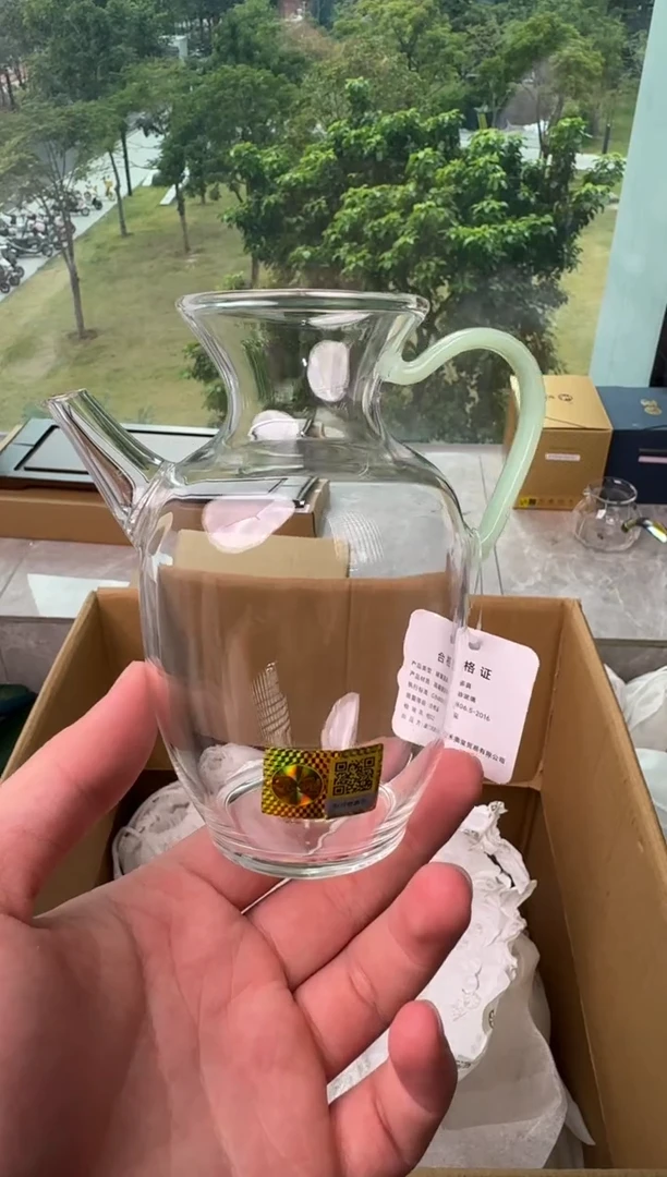 禾墨仿宋执壶浅玉