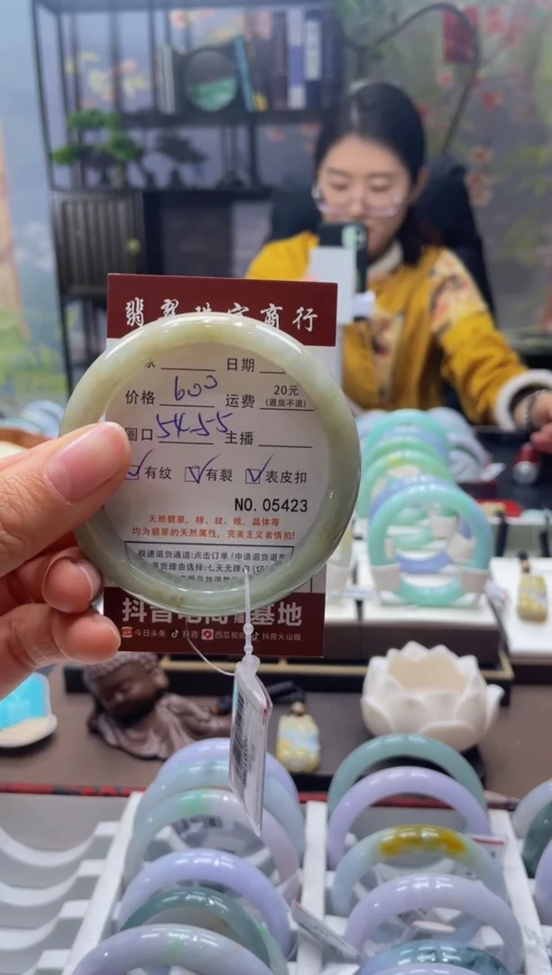 未镶嵌手镯翡翠5423****