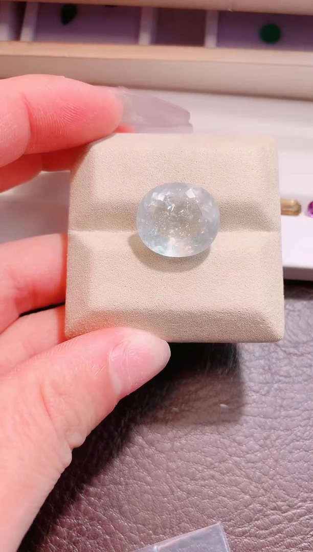 未镶嵌珠宝半成品帕拉依巴碧玺18.9ct