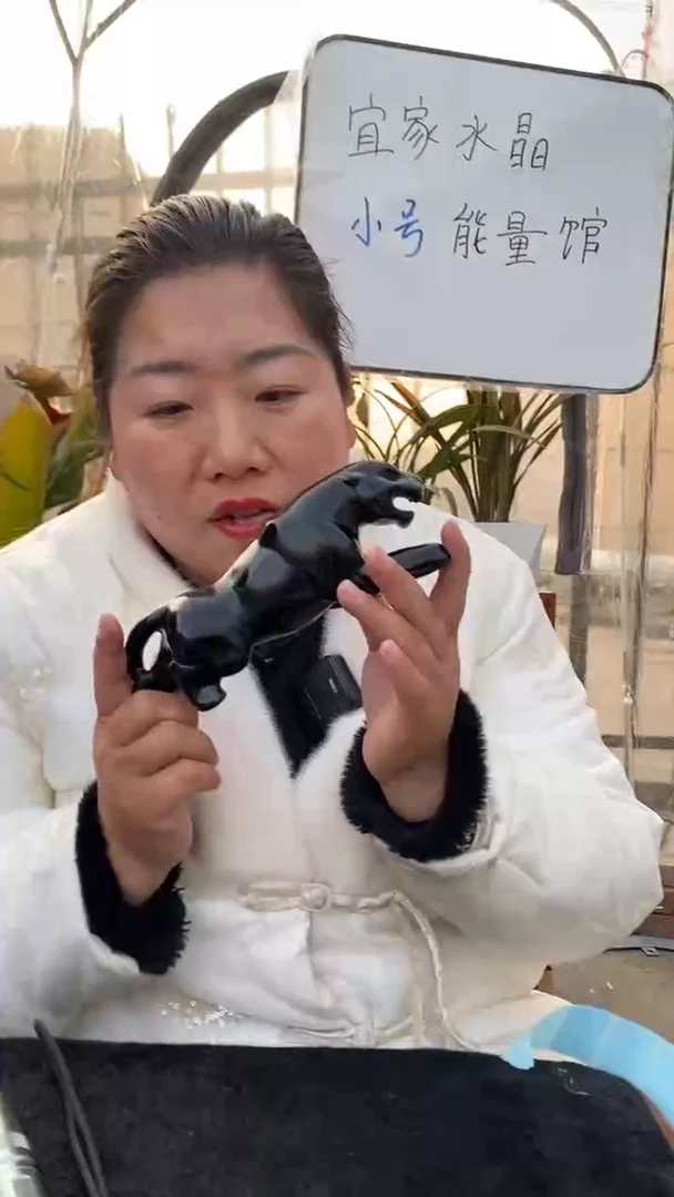 【闪购商品】黑曜岩摆件未镶嵌黑曜石豹子多样性发其一