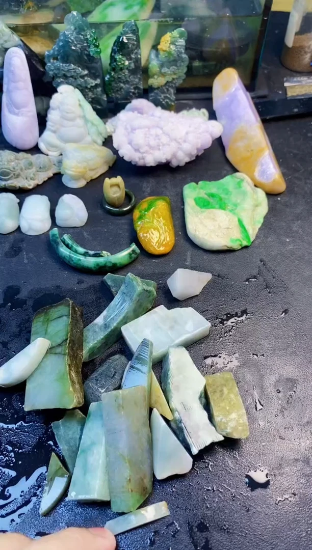 颈饰未镶嵌翡翠天然翡翠020