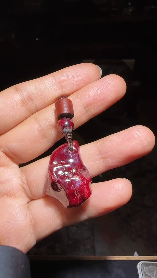 天然辰砂朱砂无根砂12