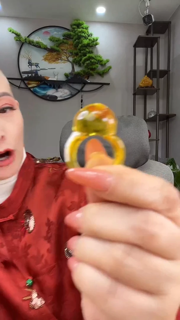 未镶嵌琥珀戒指戒指