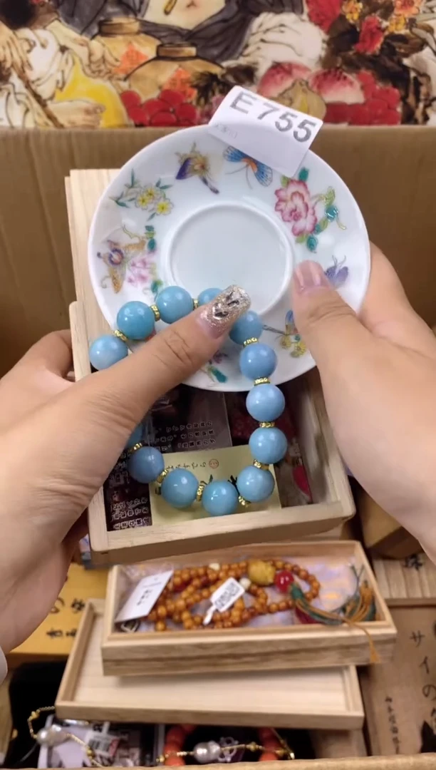 手工艺品琉璃E755瓷器手串儿多样性发一