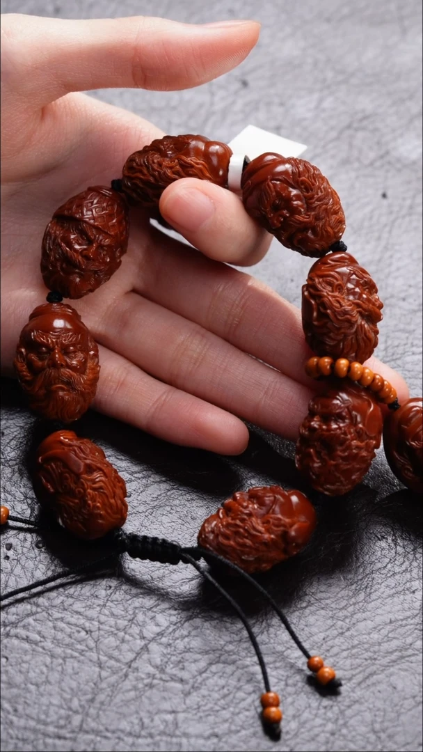 手串/手链橄榄核紫*枫橄榄核