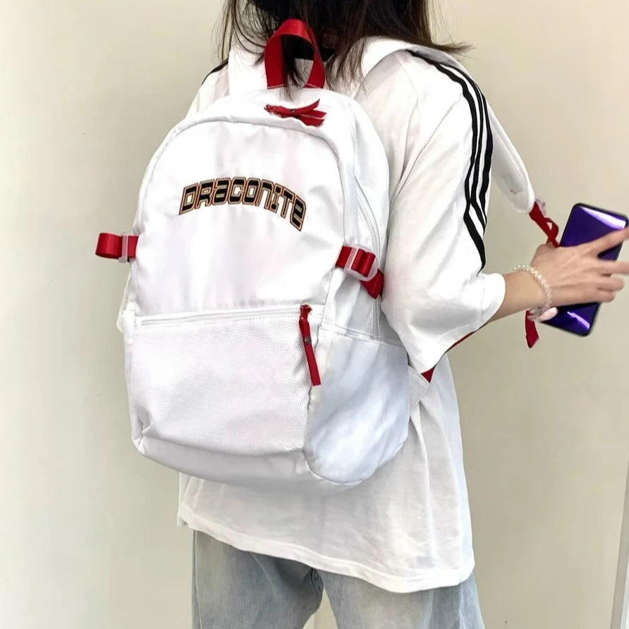 DRACONITE潮款通勤旅行便携电脑背包大容量学生小众休闲双肩包