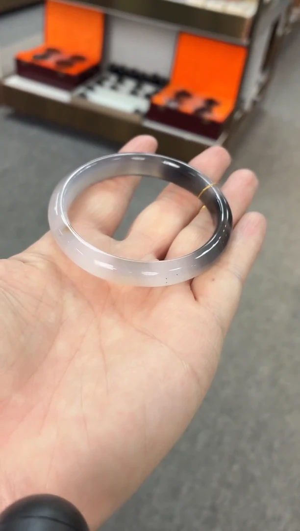 手镯玛瑙/玉髓未镶嵌手镯58