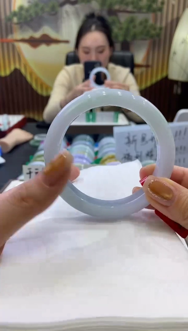 未镶嵌手镯翡翠0005445