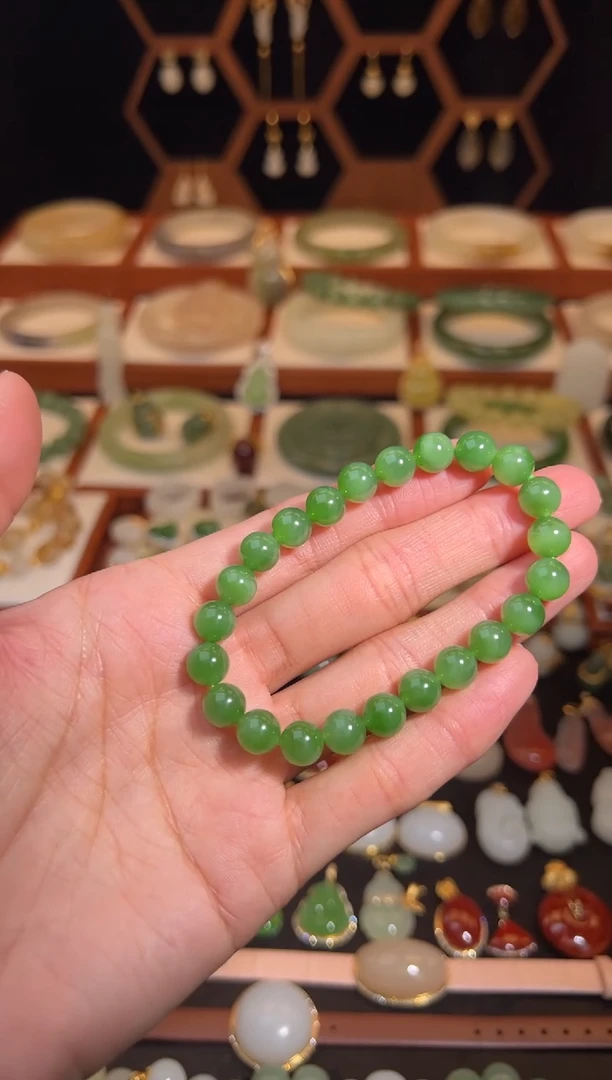 未镶嵌手链和田玉放漏