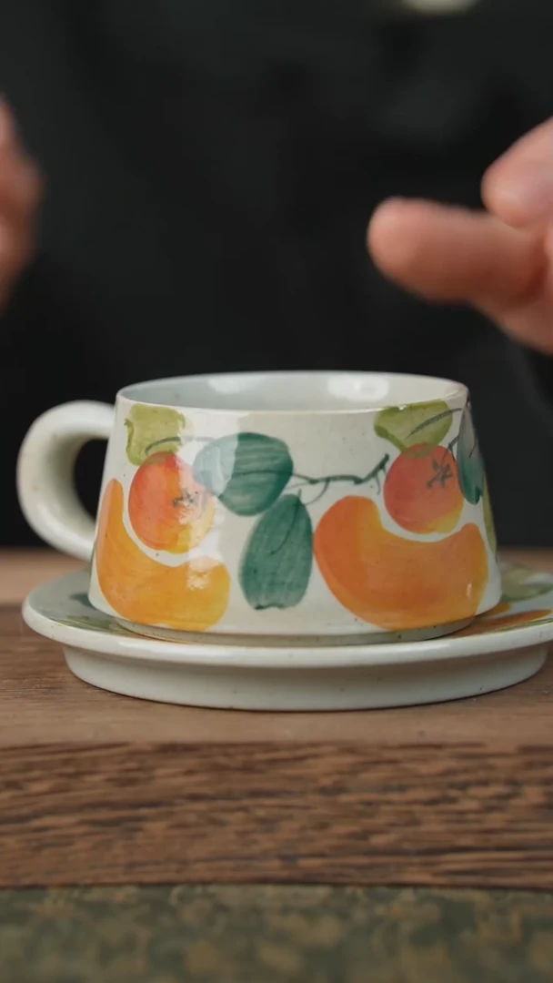 【闪购商品】杯子泥垚手作 景德镇手工手绘器物173
