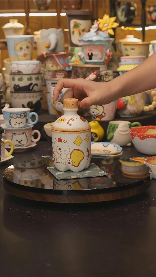 景德镇釉下彩绘设计师款式陶瓷