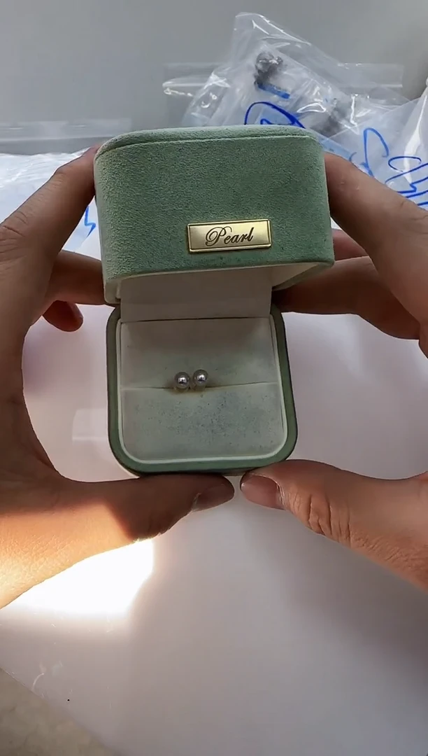 【闪购商品】海水珍珠DA18K金镶嵌c1305 耳钉5