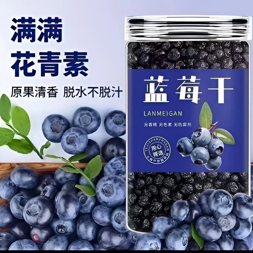 优质天然蓝莓果干独立小包装酸甜开胃孕妇零食
