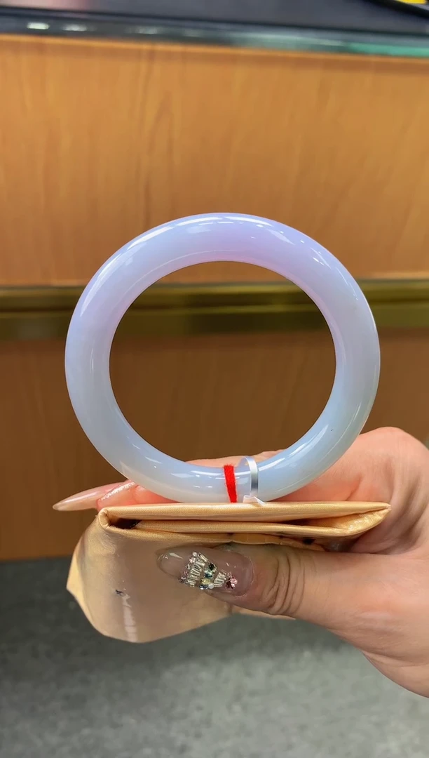 未镶嵌手镯翡翠-F226-圆条57.5