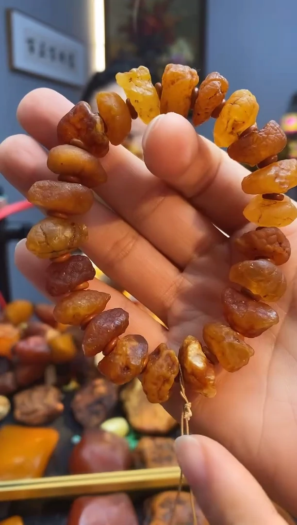 手链琥珀未镶嵌手串