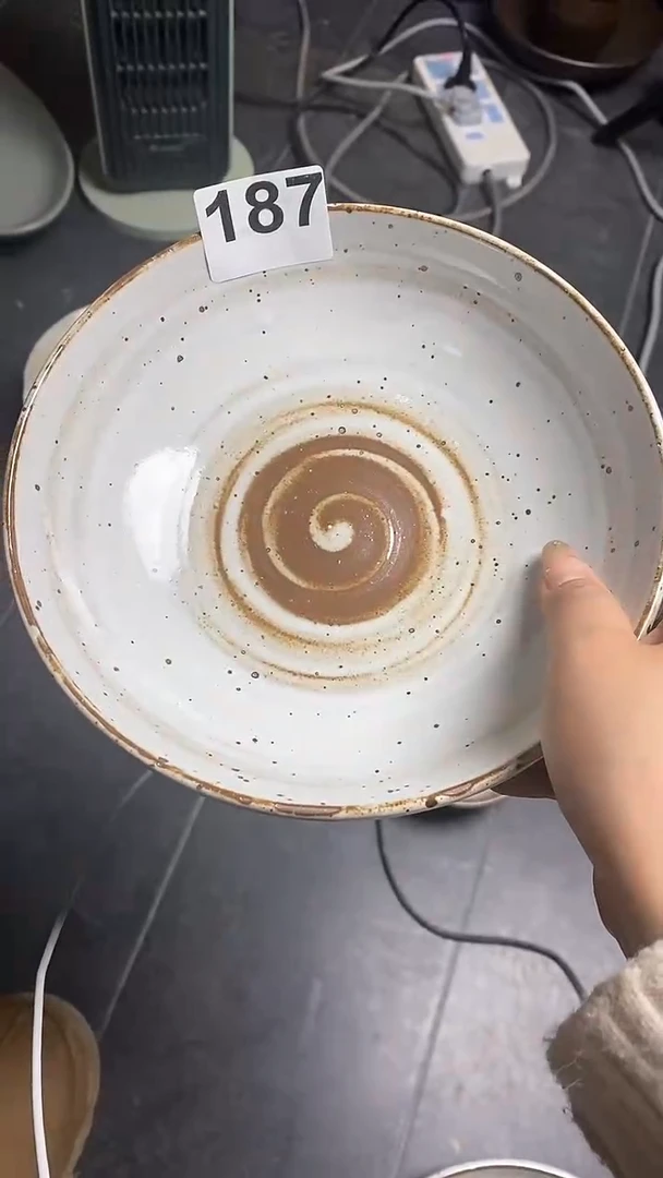 【闪购商品】碗187白麻点面碗