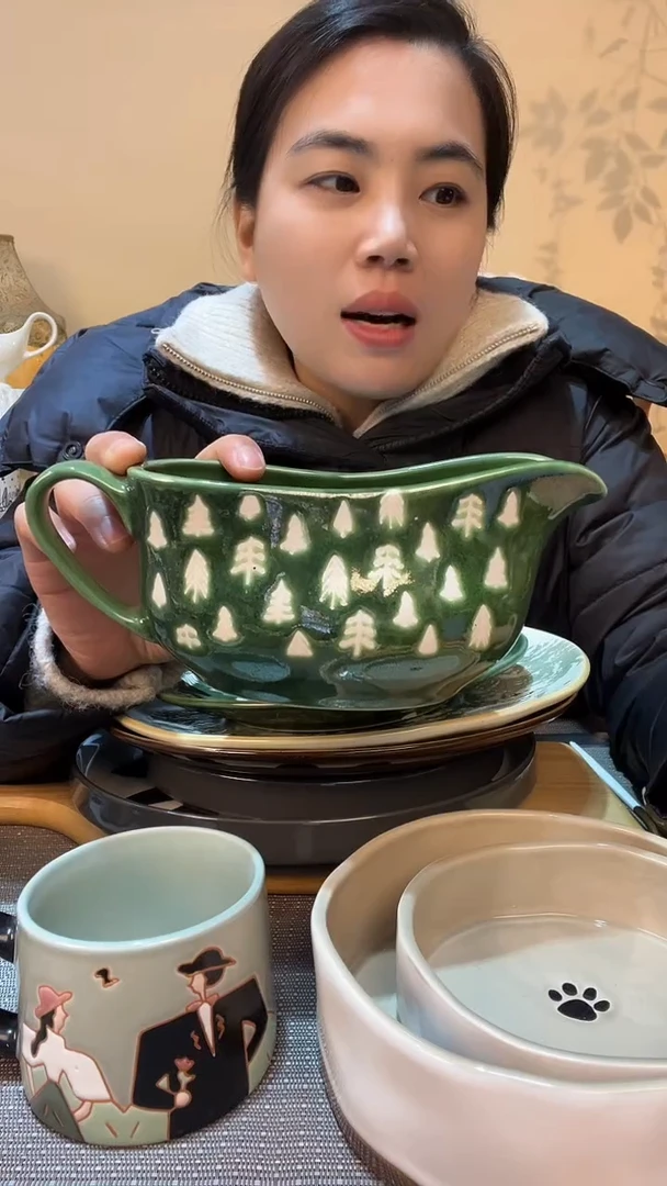 【闪购商品】瓷片奶杯 微瑕介意勿拍