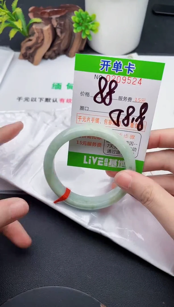 未镶嵌手镯翡翠24天然翡翠A货