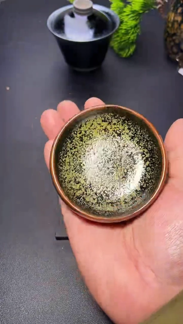 茶盏25叶紫建盏