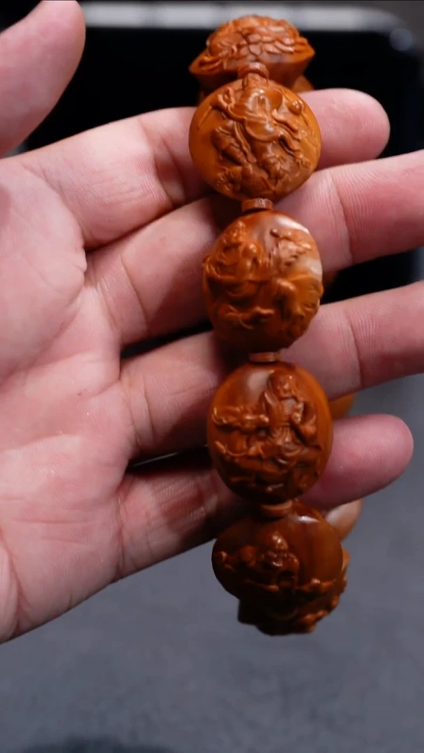 手串/手链橄榄核阳*、苏工核雕