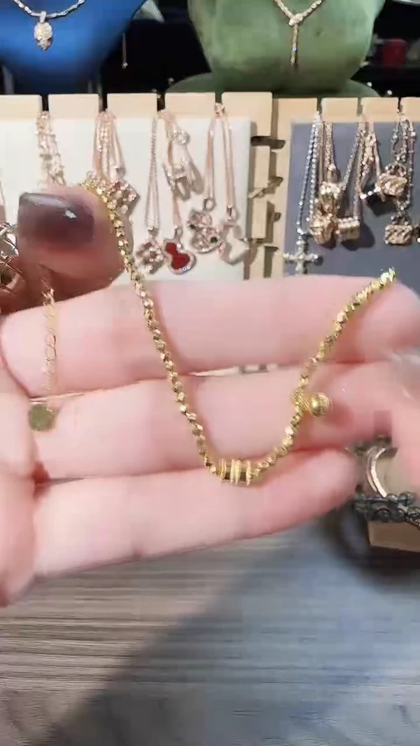 18K金手链18K金爆闪小腰手链