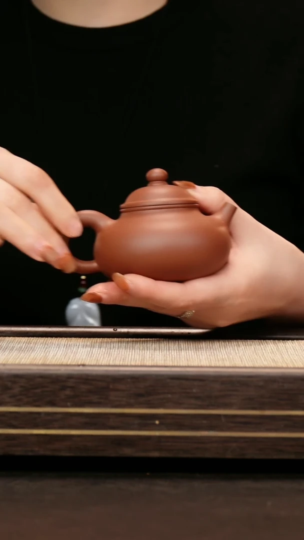 茶壶紫砂原矿紫泥 容天160cc