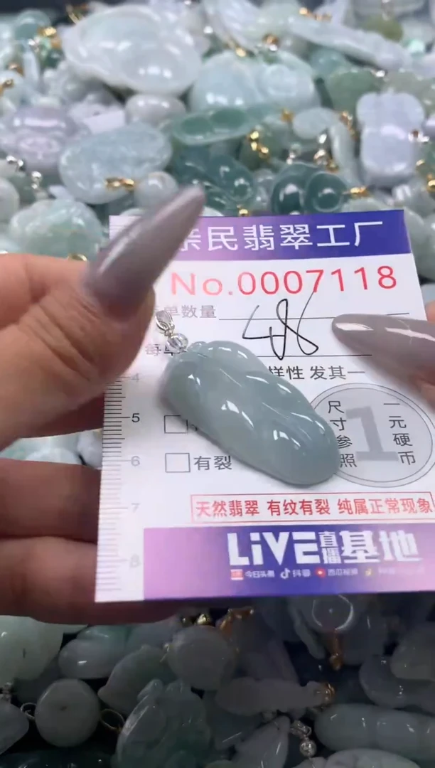 颈饰未镶嵌翡翠7118