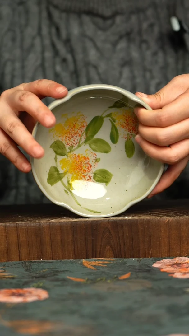 杯釉下彩手工手绘同款陶器